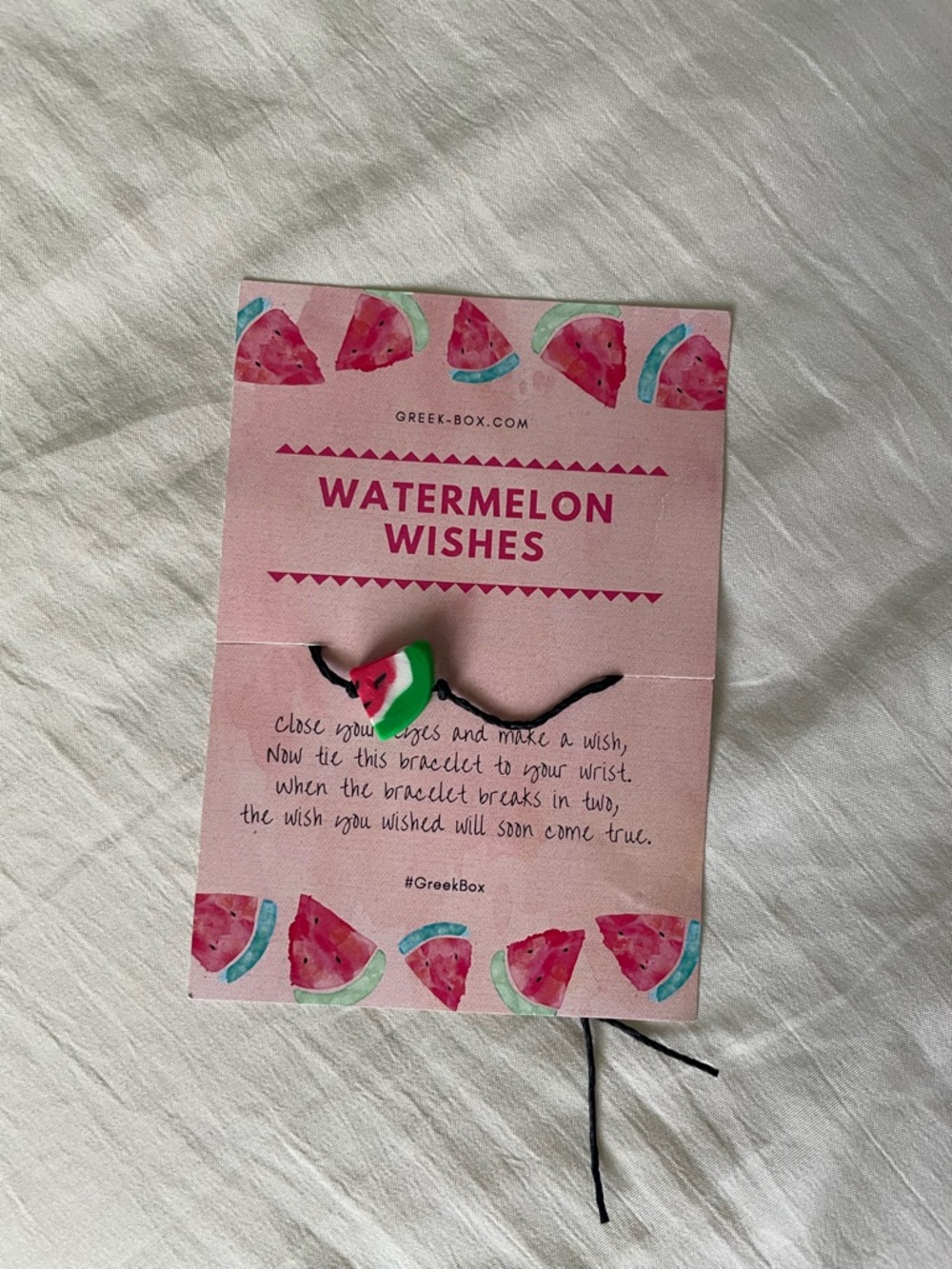 Watermelon Wishes Bracelet